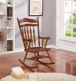 G600187 - Windsor Rocking Chair - Medium Brown - ReeceFurniture.com