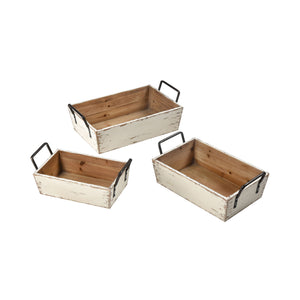 Hudgens - Set of 3 Bins - ReeceFurniture.com