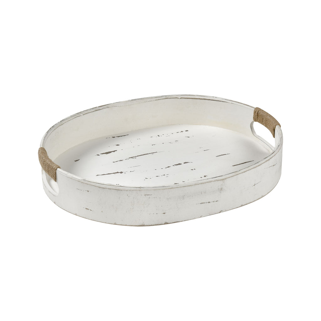 643316 - Waterfront Oval Ottoman Tray - ReeceFurniture.com