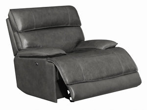 G650221 - Stanford Cushion Back Power Collection - Charcoal - ReeceFurniture.com