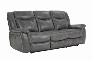 G650354 - Conrad Upholstered MOTION Collection - Grey - ReeceFurniture.com