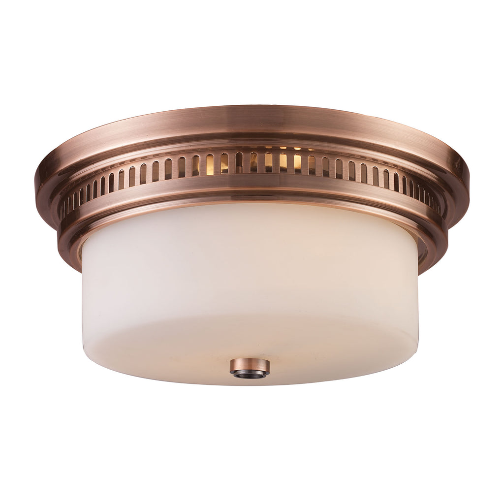 Chadwick - Flush Mount - Antique Copper - ReeceFurniture.com