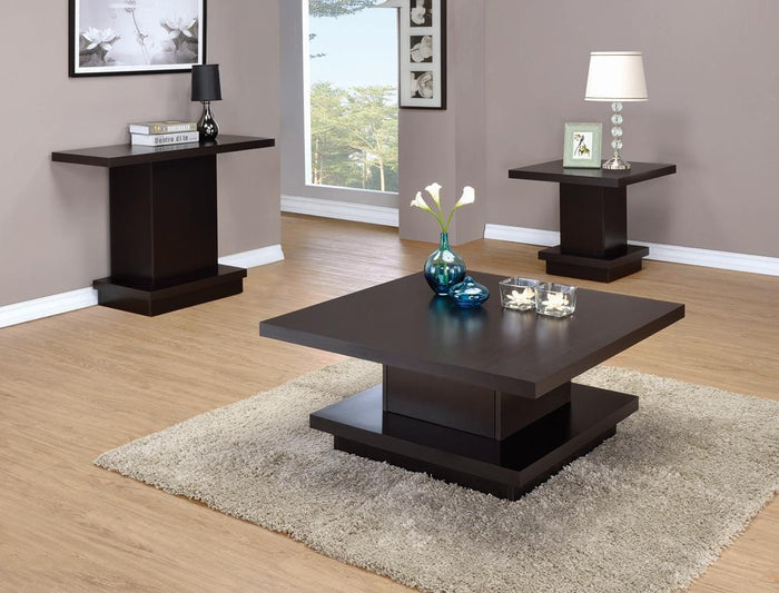 G705168 - Pedestal Occasional Table - Cappuccino