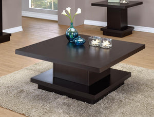 G705168 - Pedestal Occasional Table - Cappuccino - ReeceFurniture.com