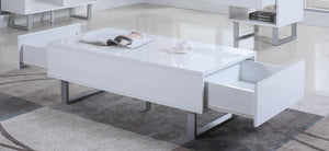 G705698 - High Glossy Contemporary Occasional Table - Glossy White - ReeceFurniture.com