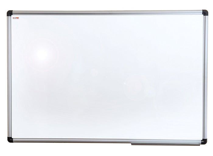 Viztex Lacquered Steel Magnetic Dry Erase Board with an Aluminium frame (24"x18")