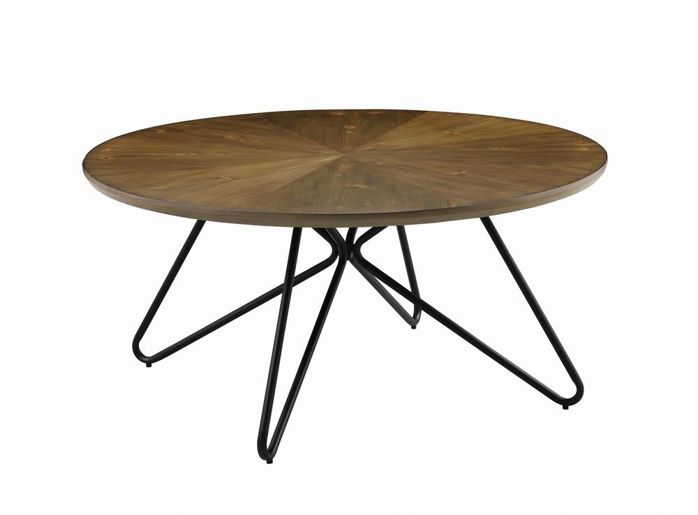 G722898 - Churchill Occasional Table - Dark Brown And Black - ReeceFurniture.com