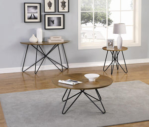 G722898 - Churchill Occasional Table - Dark Brown And Black - ReeceFurniture.com
