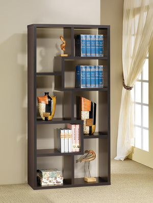 G800264 - 10-Shelf Bookcase - Cappuccino - ReeceFurniture.com