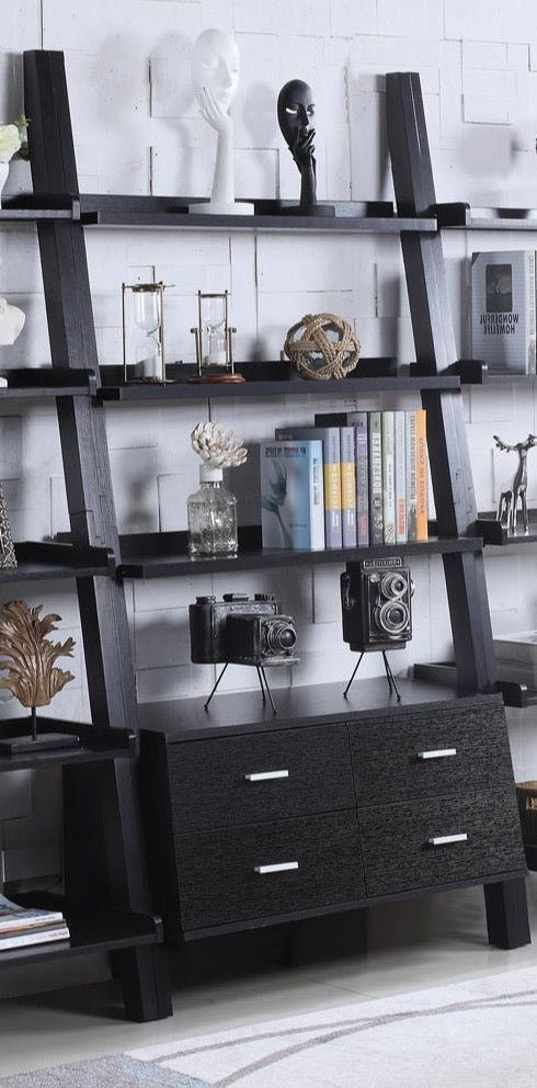 G800319 - Bower Ladder Bookcase - Cappuccino - ReeceFurniture.com