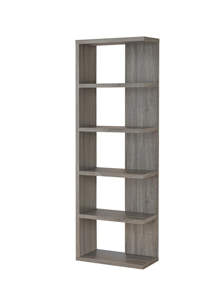 G800552 - 5-Tier Bookcase - Weathered Grey