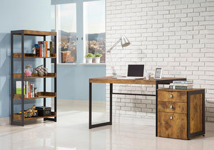 G800655 - Estrella Home Office - Antique Nutmeg And Gunmetal - ReeceFurniture.com