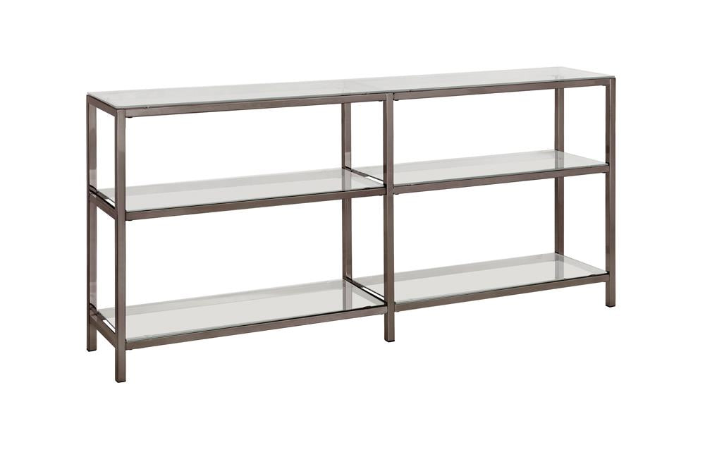 801017 - Nickel Bookcase - Home Office - ReeceFurniture.com