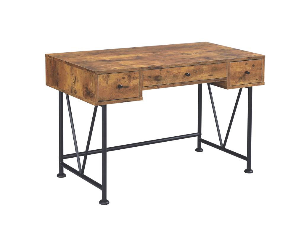 G801541 - Analiese Home Office - Antique Nutmeg And Black - ReeceFurniture.com