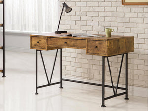 G801541 - Analiese Home Office - Antique Nutmeg And Black - ReeceFurniture.com