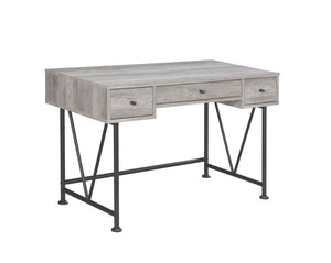 G801549 - Analiese Home Office - Grey Driftwood And Black - ReeceFurniture.com