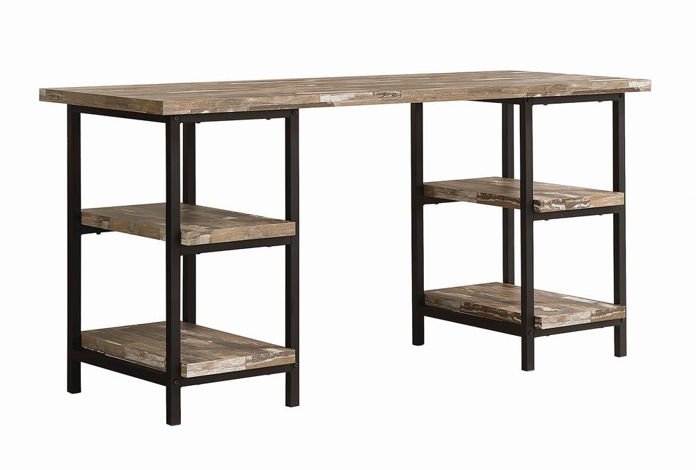 G801551 - Skelton Home Office - Salvaged Cabin And Black - ReeceFurniture.com