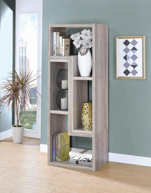 G802330 - Convertable Bookcase And TV Console - Grey Driftwood - ReeceFurniture.com