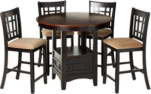 G105278 - Lavon  - Bar Furniture - Light Chestnut And Espresso - ReeceFurniture.com