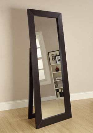 G900453 - Rectangular Floor Mirror - Cappuccino - ReeceFurniture.com