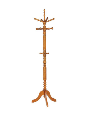 G900759 - Coat Rack With 11 Hooks - Tobacco or Dark Honey - ReeceFurniture.com