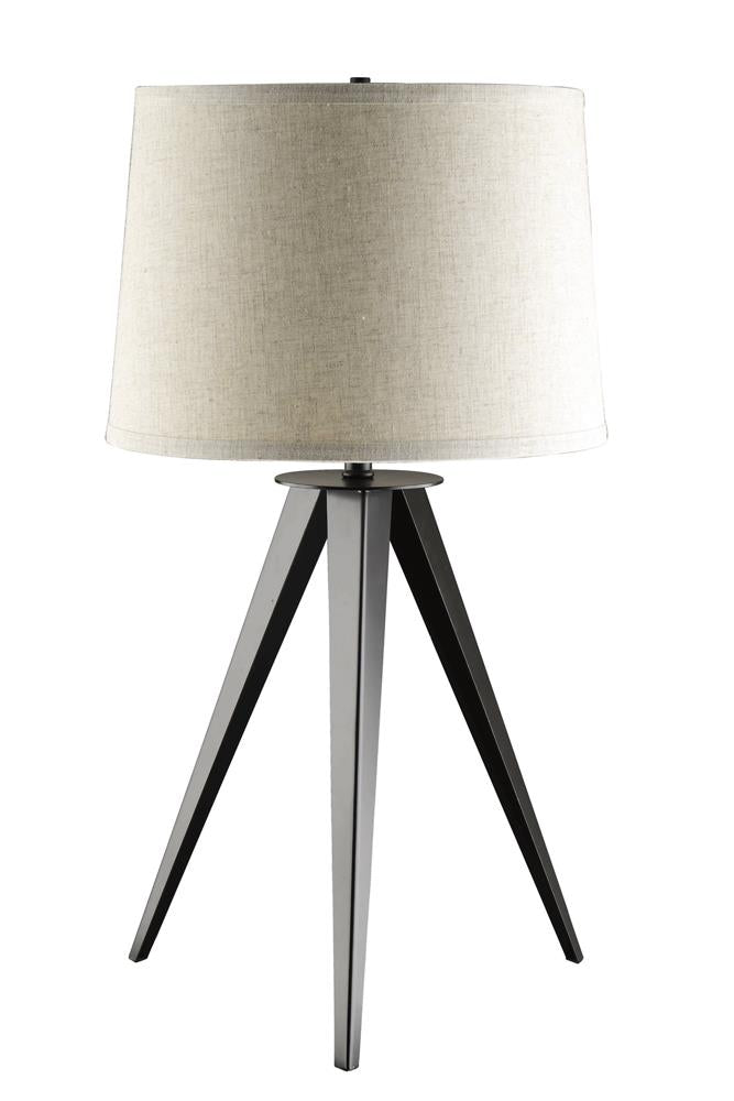 G901644 - Tripod Base Table Lamp - Black And Light Grey - ReeceFurniture.com