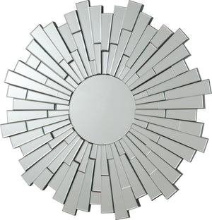 G901784 - Sunburst Circular Mirror Silver - ReeceFurniture.com