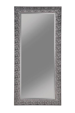 G901999 - Rectangular Floor Mirror - Black - ReeceFurniture.com