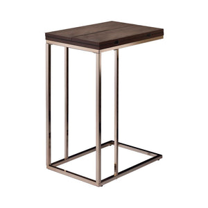 G902932 - Expandable Top Accent Table - Chestnut And Chrome - ReeceFurniture.com