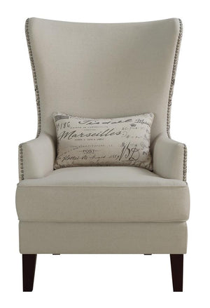 G904047 - Curved Arm High Back Accent Chair - Cream - ReeceFurniture.com