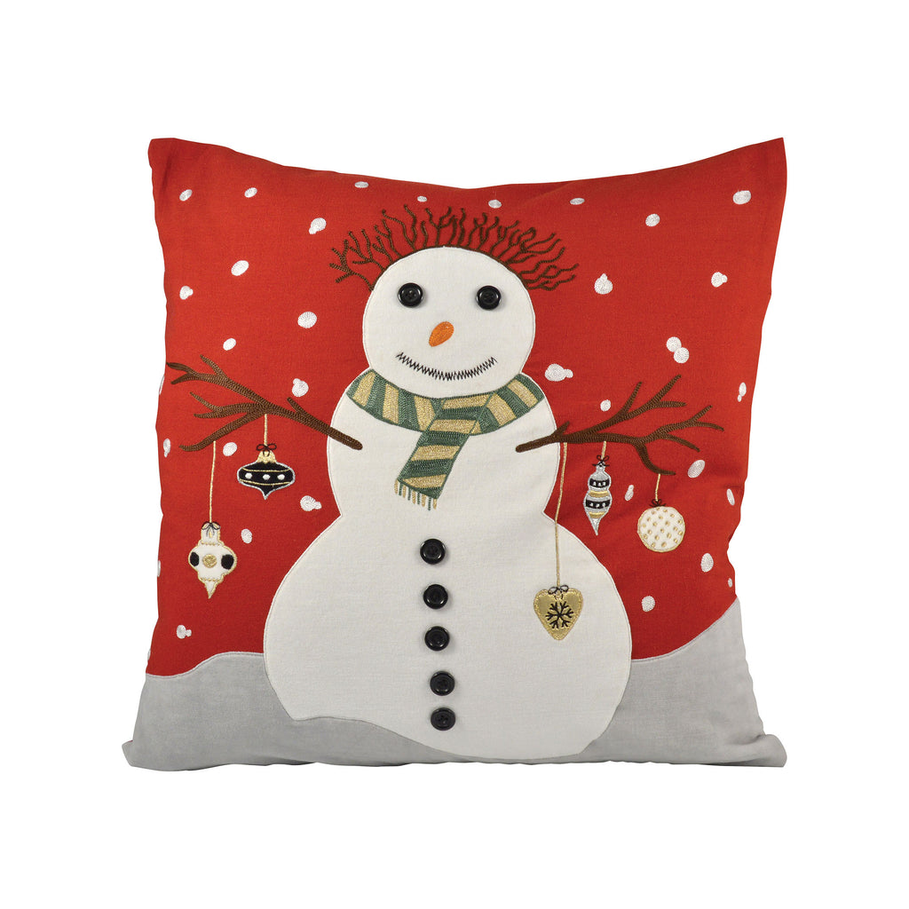 Snowman - Throw Pillow - ReeceFurniture.com