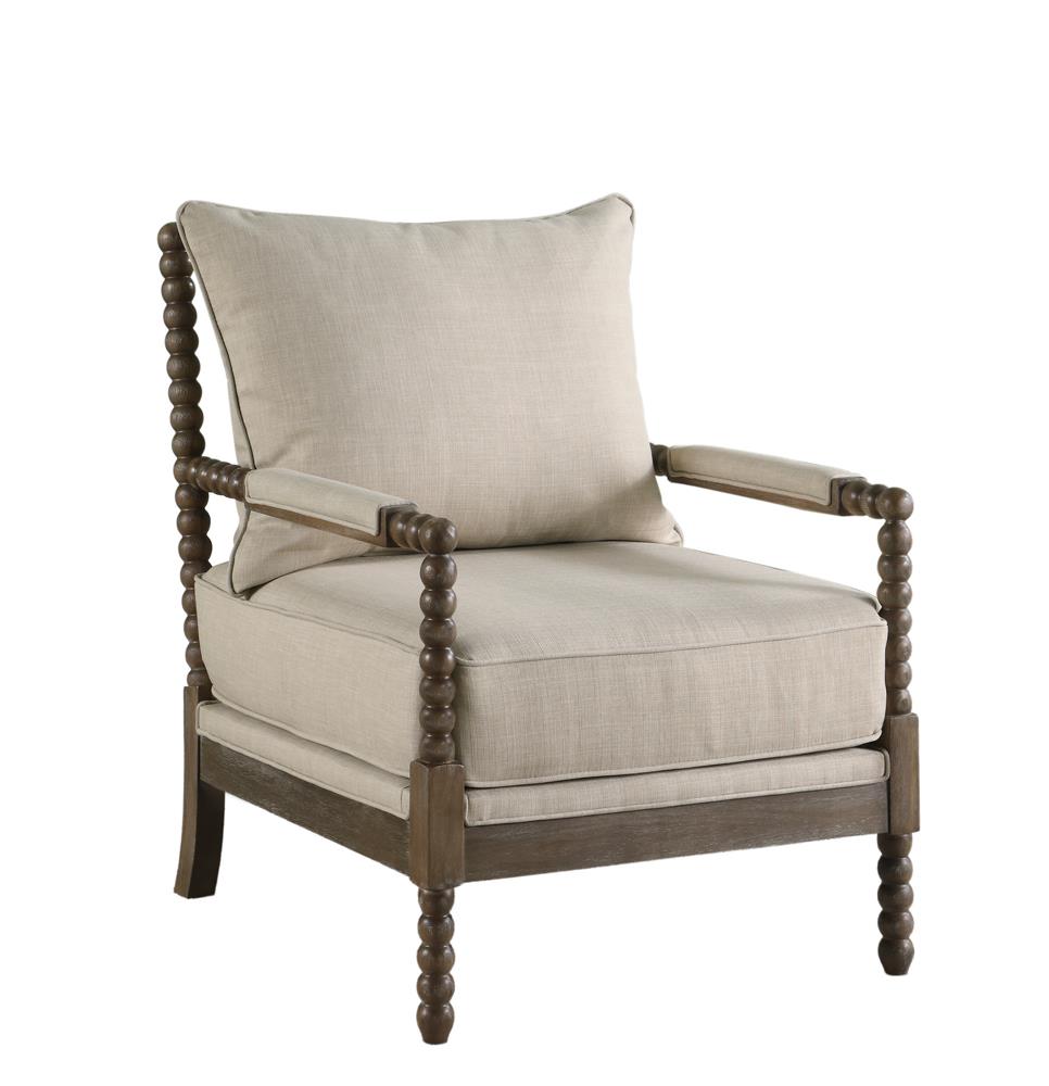 G905362 - Cushion Back Accent Chair - Oatmeal And Natural - ReeceFurniture.com