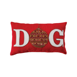 907470 - Ornamental DOG 20x12 Pillow - ReeceFurniture.com