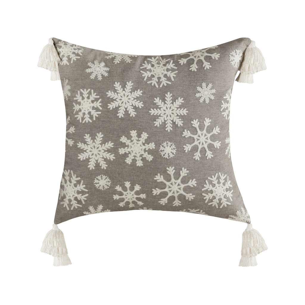 Snowflake - Throw Pillow - ReeceFurniture.com