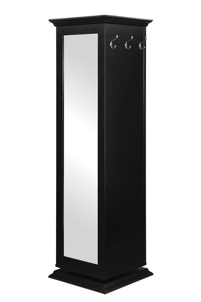 G910080 - Swivel Accent Cabinet With Cork Board - Black
