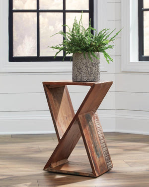 G910180 - Geometric Accent Table - Natural - ReeceFurniture.com