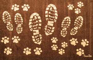Doortex Rectangular Wash Room Mat - Dog/Boot Prints, Floor Mats, FloorTexLLC, - ReeceFurniture.com - Free Local Pick Ups: Frankenmuth, MI, Indianapolis, IN, Chicago Ridge, IL, and Detroit, MI