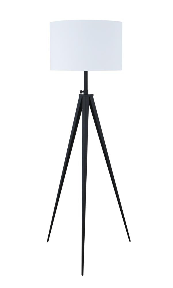G920074 - Tripod Legs Floor Lamp - White And Black - ReeceFurniture.com