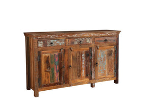 G950366 - 4-Drawer or 3-Door Accent Cabinet - Reclaimed Wood - ReeceFurniture.com