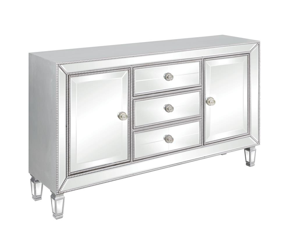 G950825 - 3-Drawer Accent Cabinet - Silver - ReeceFurniture.com