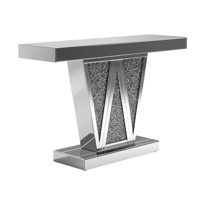 G951786 - Rectangular Console Table - Silver