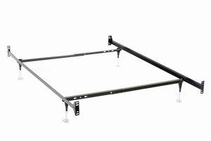G9602 - Twin/Full/Queen/Eastern King Bed Frame (Headboard and Footboard) - Black - ReeceFurniture.com