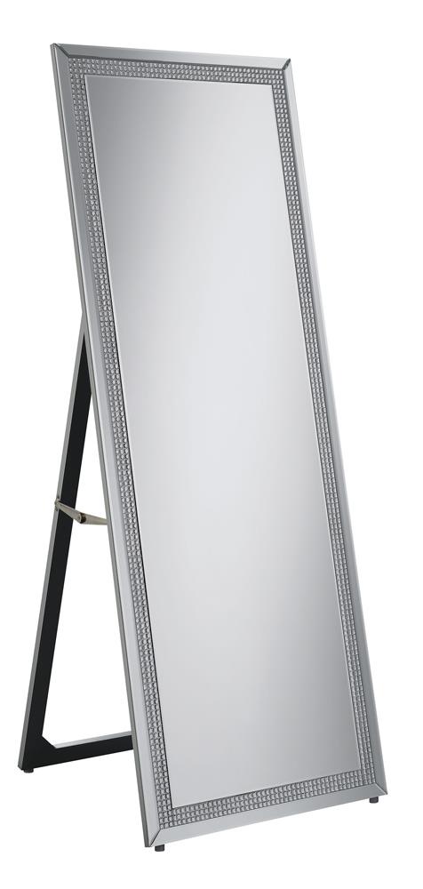 G961420 - Cheval Floor Mirror - Silver - ReeceFurniture.com