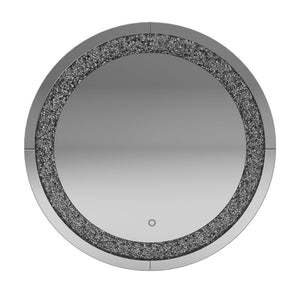 G961525 - Round Wall Mirror - Silver - ReeceFurniture.com