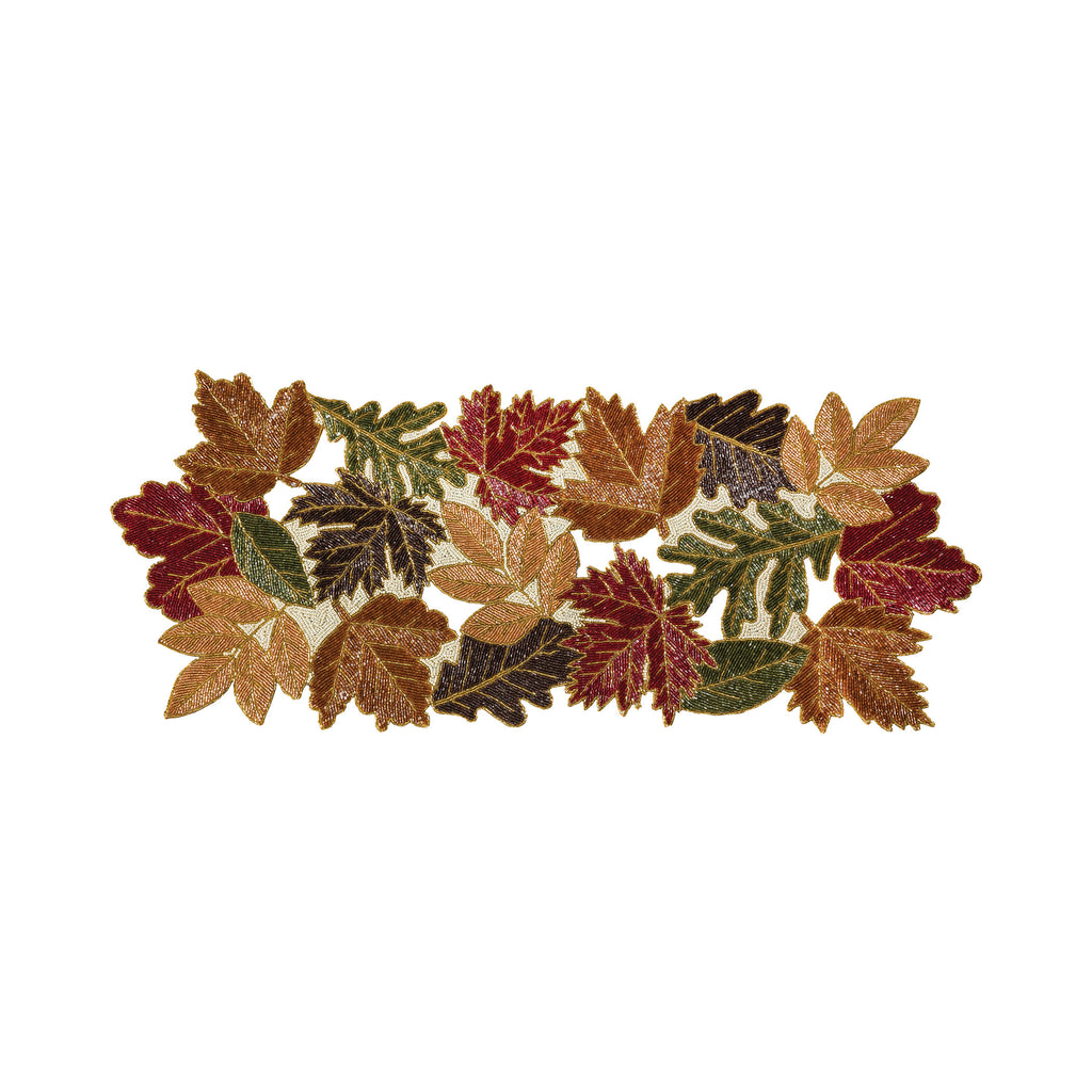964220 - Glided Leaves 13x36 Runner - ReeceFurniture.com