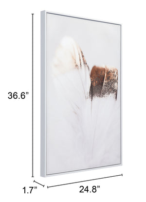 Delicate Feather Wall Decor - ReeceFurniture.com
