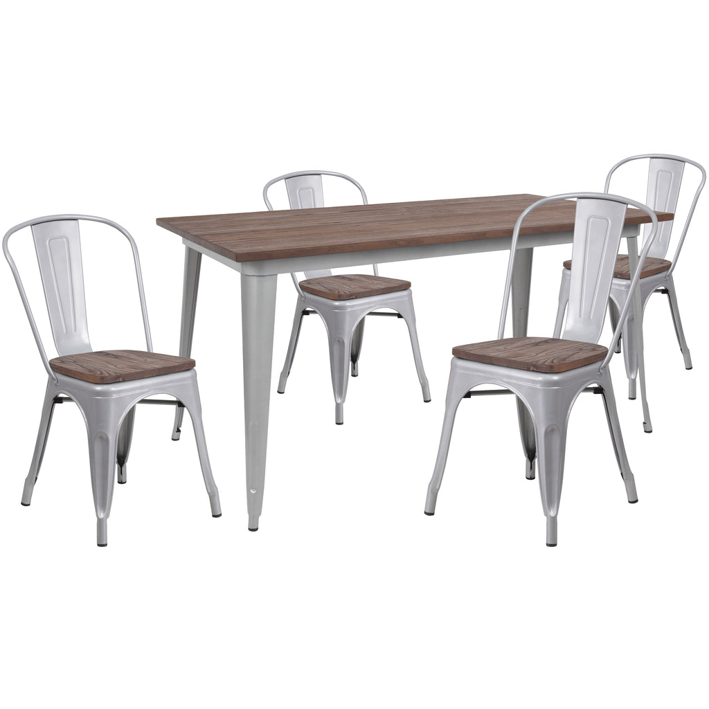 CH-61010-4-30WD Restaurant Furniture Table & Chair Sets - ReeceFurniture.com