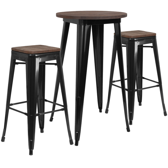 CH-51080B-2-30SQWD Restaurant Furniture Table & Chair Sets