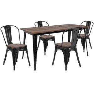 CH-61010-4-30WD Restaurant Furniture Table & Chair Sets - ReeceFurniture.com