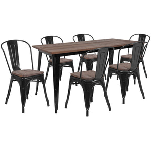 CH-61010-6-30WD Restaurant Furniture Table & Chair Sets - ReeceFurniture.com